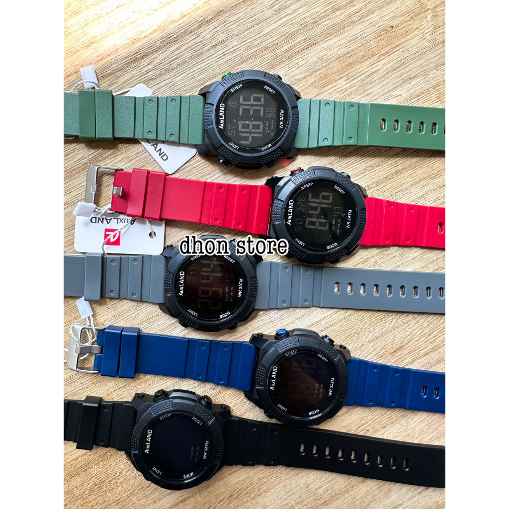 Jam Tangan Digital Terbaru Auxland gratis gelang dan kalung dhon store