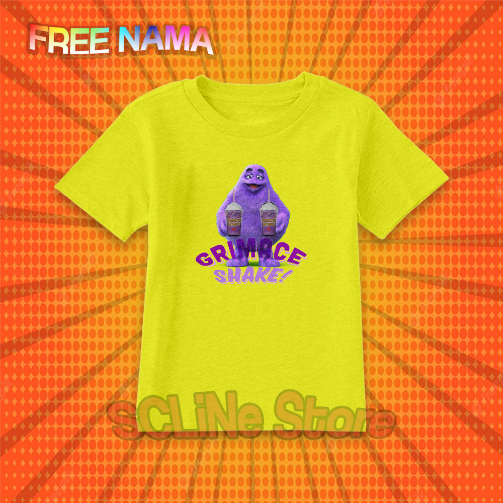 Baju Kaos Anak GRIMACE Shake MCD