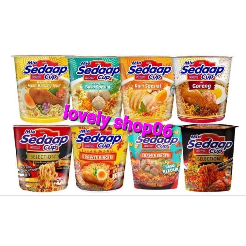 

MIE SEDAP CUP 1 PCS ALL VARIAN