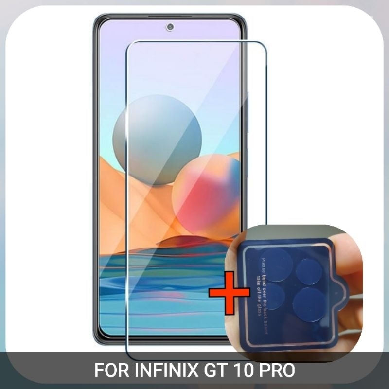 INFINIX GT 20 PRO , 10 PRO / GT 10PRO TEMPERED GLASS BENING + LENSA KAMERA