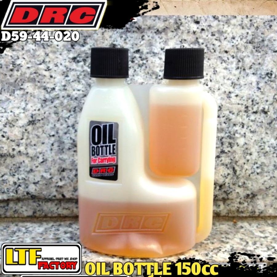 DRC UNIVERSAL OIL BOTTLE - BOTOL TAKAR CAMPUR OLI SAMPING SEPEDA MOTOR - SPORT NINJA R RR - YAMAHA Y