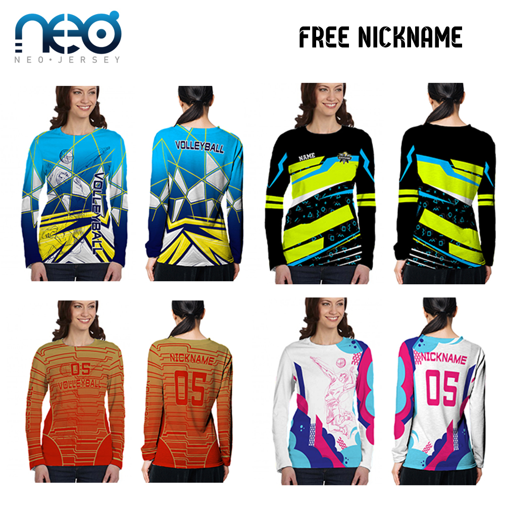 Baju Jersey Volley Custom | Jersey Volleyball | Kaos Jersey Volley Full Printing | Baju Vollyball Wa