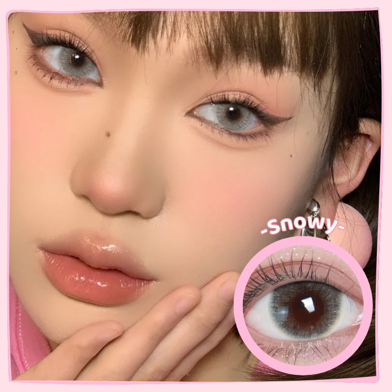 [✅COD] MYSTICEYES SOFTLENS TWILIGHT SERIES GOLDEN HAZEL COLORED LENSES 14.0-14.5mm LENSA KONTAK WARNA-snowy 14.2mm