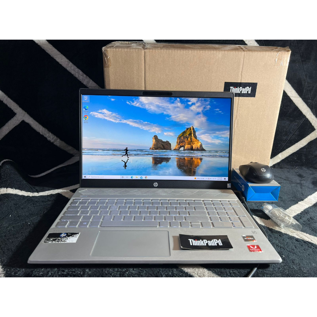 Laptop HP Pavilion 15s AMD Ryzen 5 3500u Ram 16gb SSD Murah