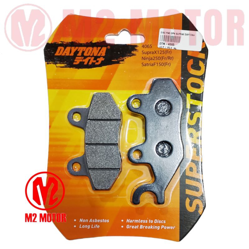 DISC PAD DEPAN SUPRA X 125 NINJA 250 SATRIA F150 ORIGINAL DAYTONA 4065
