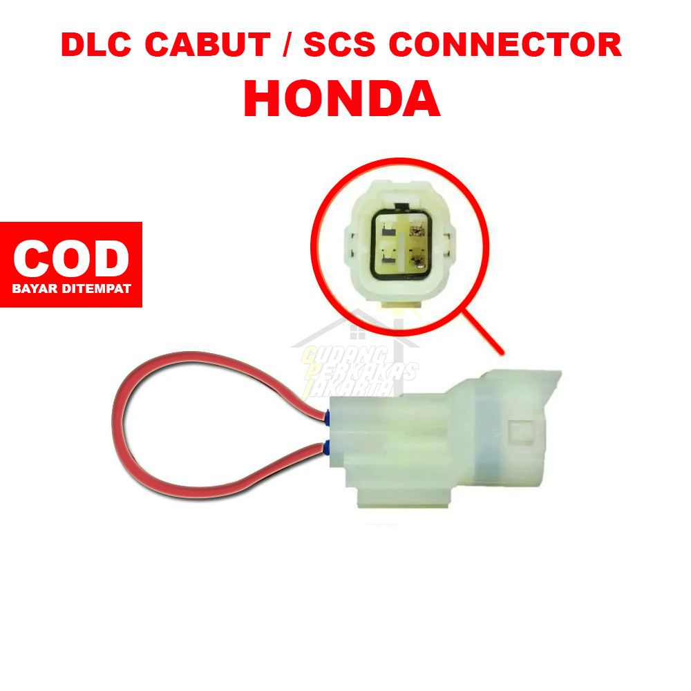 DLC HONDA / SCS CONNECTOR ALAT RESET INJEKSI MOTOR HONDA MANUAL