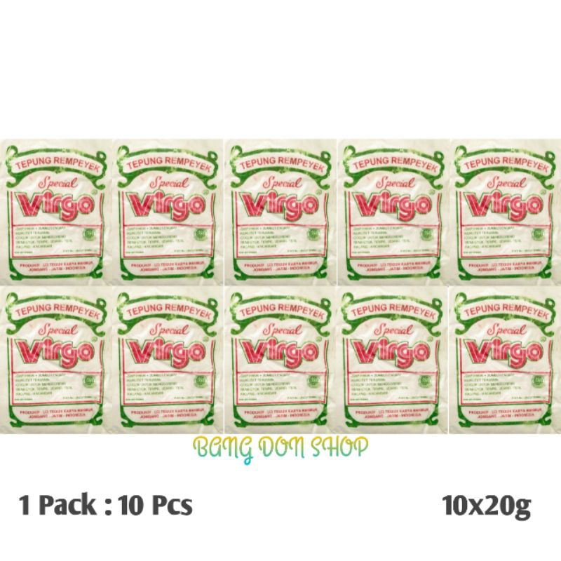 

Tepung Rempeyek Virgo 10x20g (1 Pack)