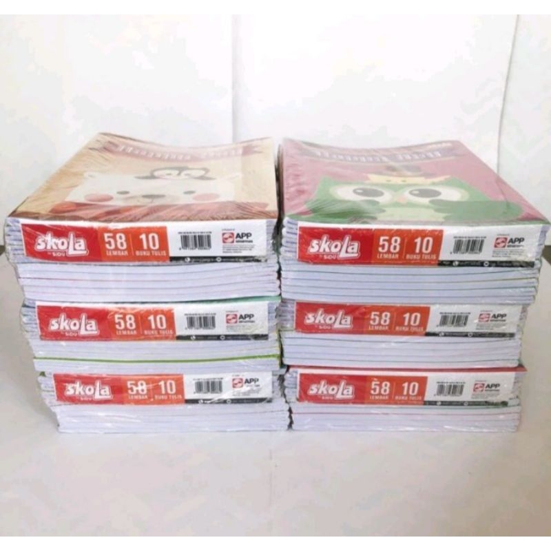 

BUKU TULIS SKOLA BY SIDU 58L ISI 10PACK