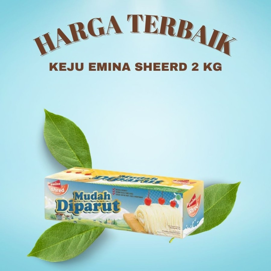 

Keju Cheddar EMINA Shred 2 KG (Kilogram)
