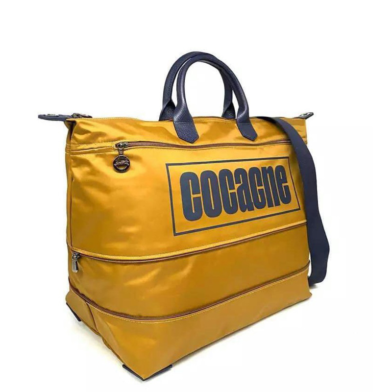 LC Cocagne Travel Bag Expand Brown Black Bag