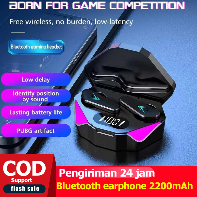 DYFDYF headset bluetooth full bass TWS 5.0 Earphone bluetooth