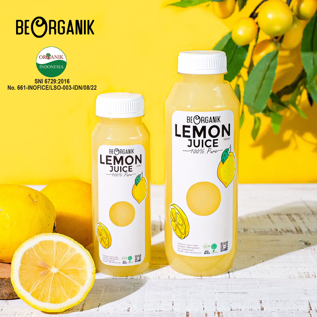 Sari Lemon / Air Lemon Murni / Pure lemon Juice Beorganik 100% Image 5