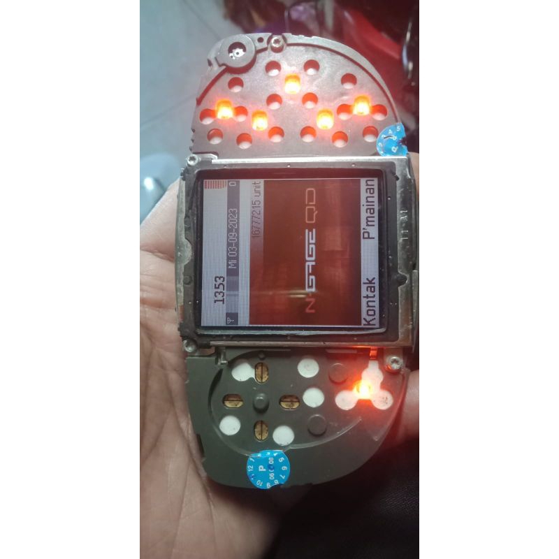 HP jadul Nokia N Gage QD bahan service SEGEL
