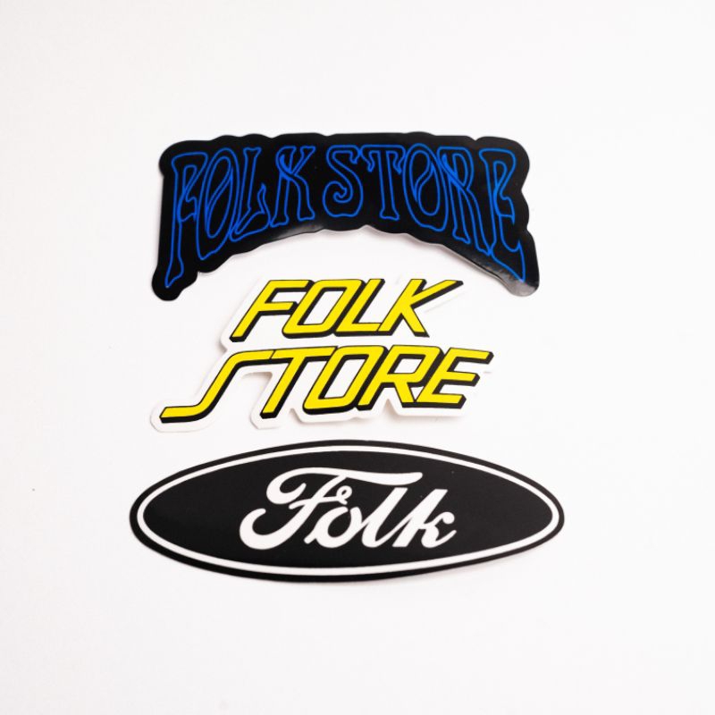 

FOLK MERCH - STICKER PACK (3 PCS)