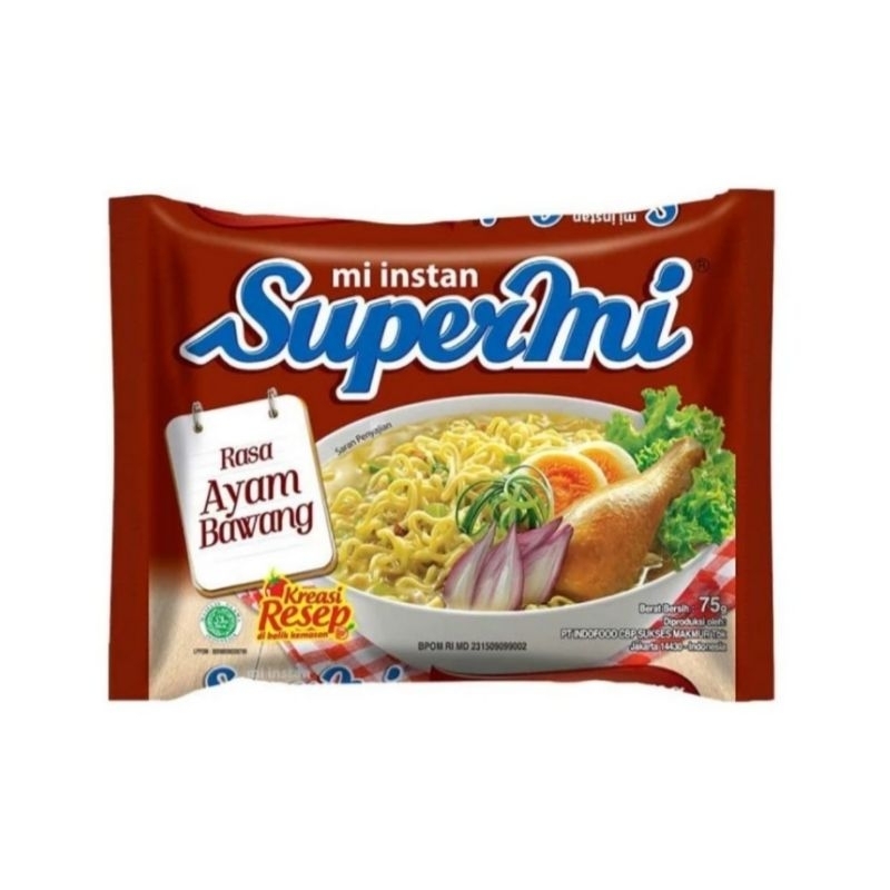 

SUPERMI AYAM BAWANG 70 GR