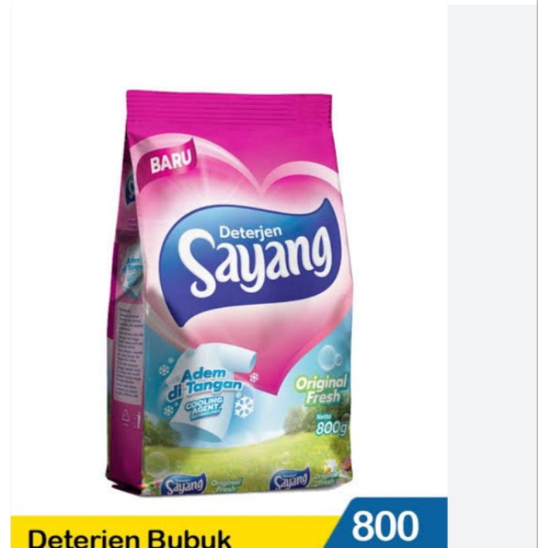 detergen sayang 800gr