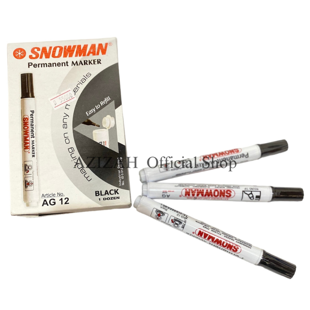 

SNOWMAN SPIDOL PERMANENT AG-12 1 PACK ISI 12 PCS