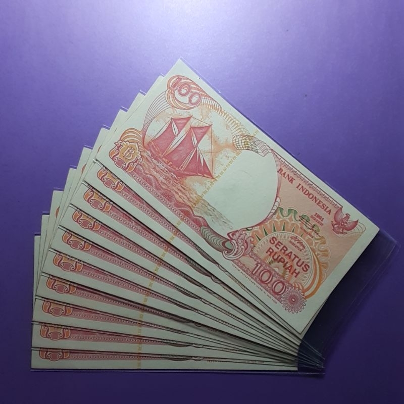 Uang 100 rupiah perahu layar