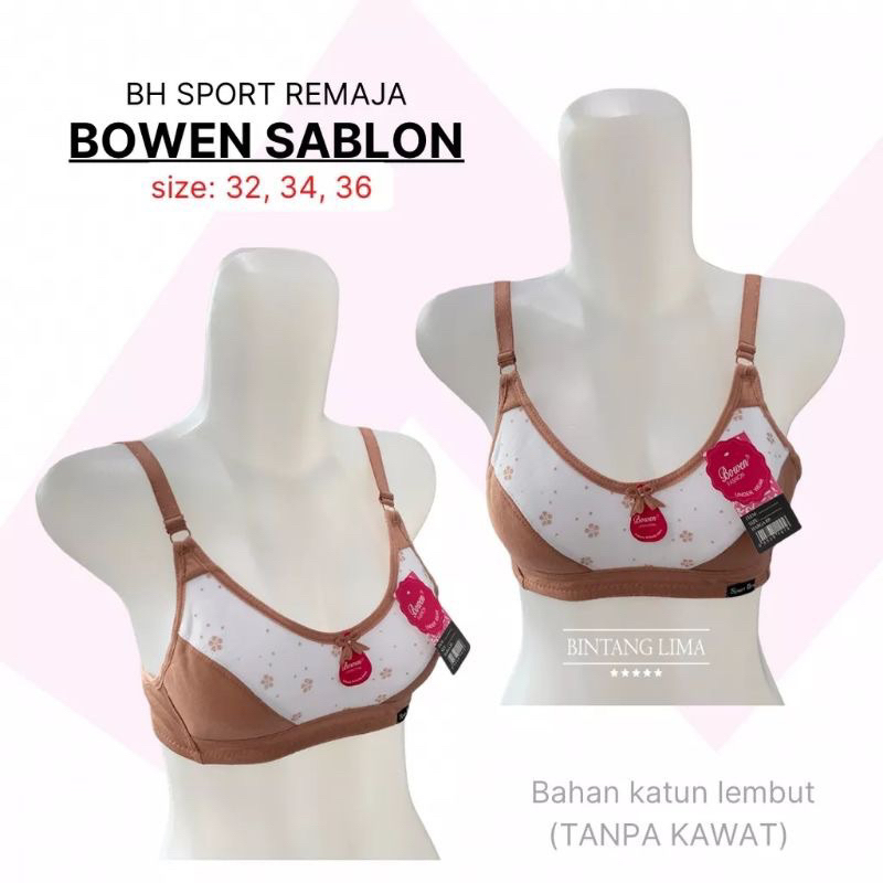 VIRAL BH SPORT BRA KOMBINASI POLKADOT REMAJA DEWASA//SPORT BRA BOWEN REMAJA DEWASA