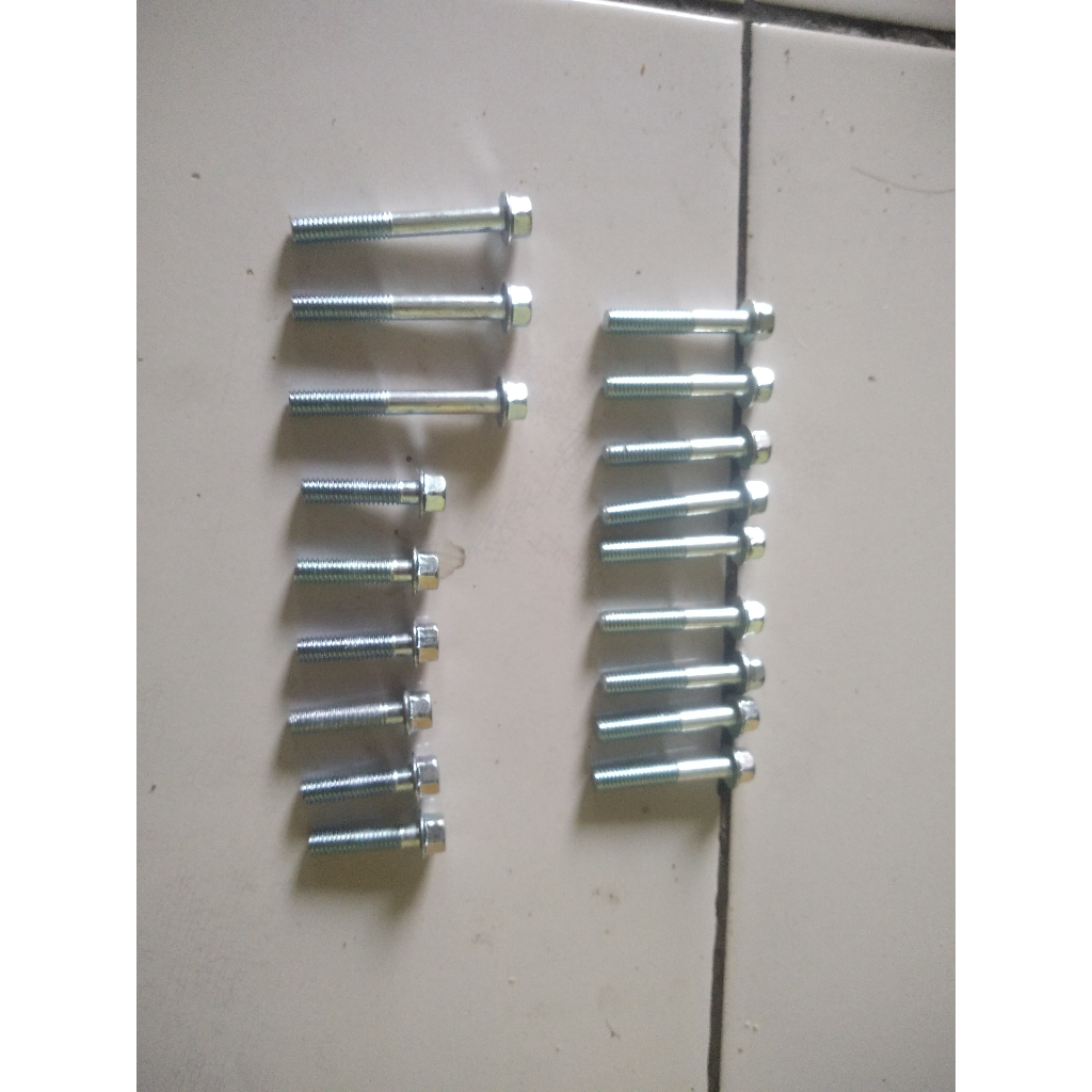 screw baud baut bak kopling magnet maghnet kiri kanan 1set kunci T8 kawasaki kaze e r vr 125 blitz r