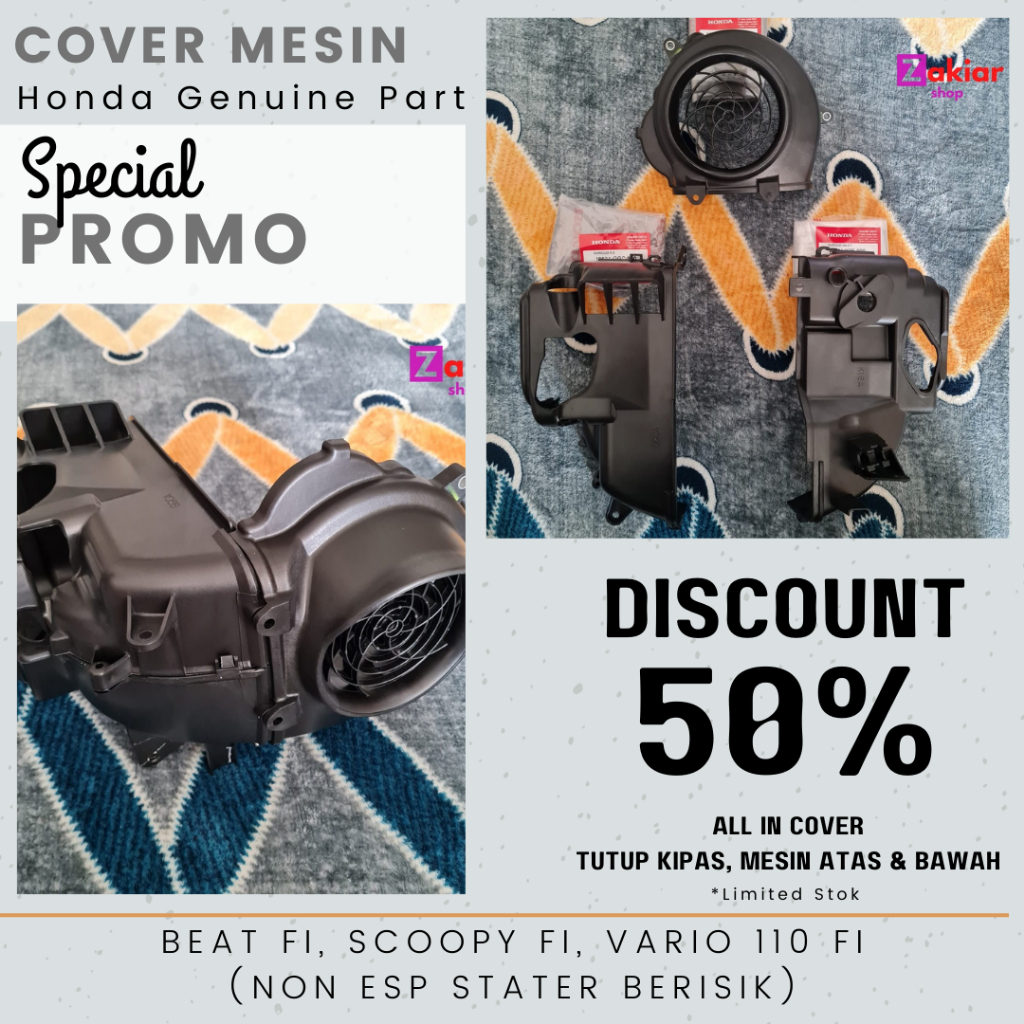 Cover Mesin Beat Fi Cover Mesin Atas Bawah Tutup Kipas Beat Fi Tutup Mesin Shroud Mesin Beat Tutup B