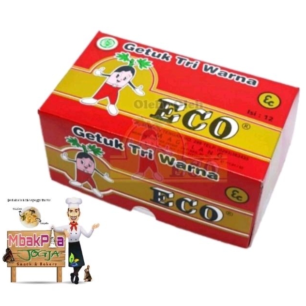 

Getuk Tri Warna ECO Asli Getuk Magelang Free Vakum
