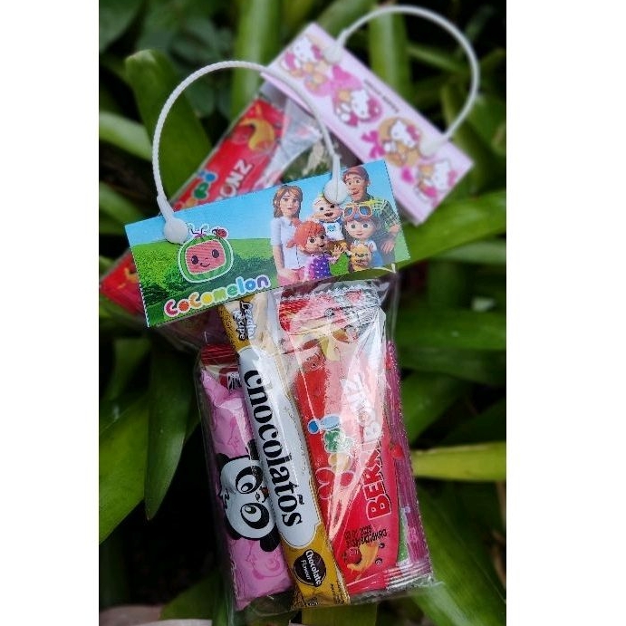 

10 pc Tas Plastik Snack Kartun Lucu Size Kecil 11x20