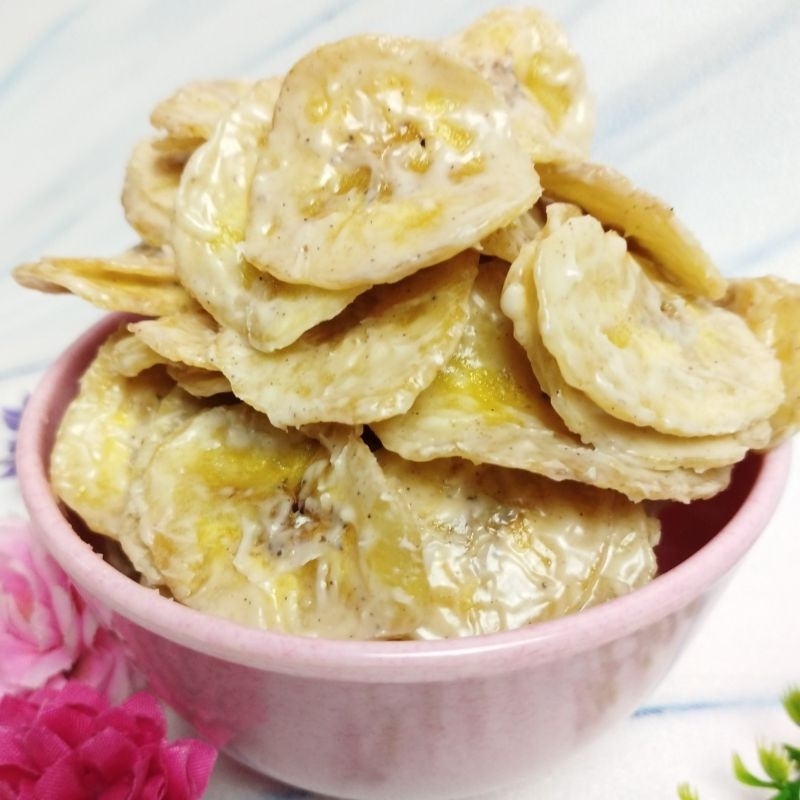 

Keripik Pisang Lumer Rasa Tiramisu | BANAQYU