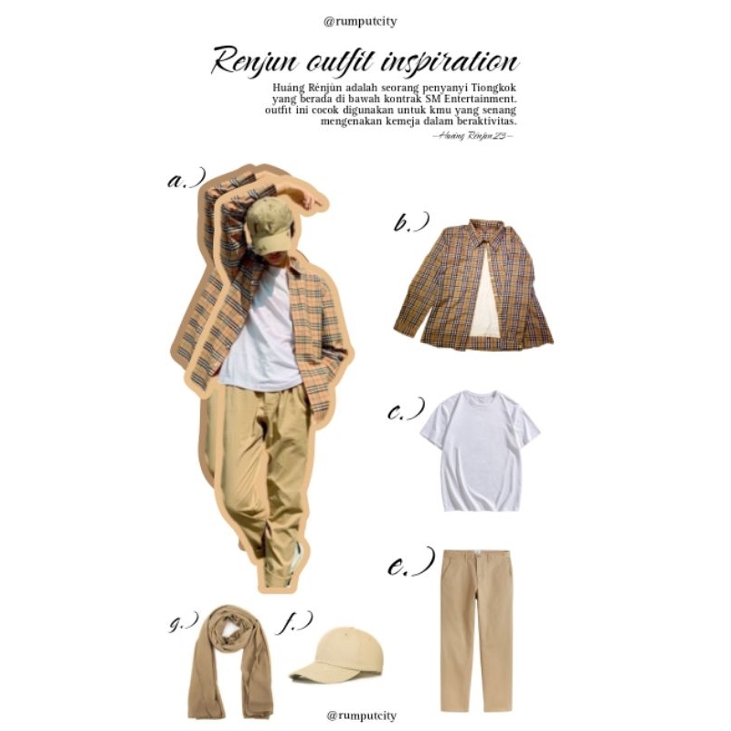 Kemeja Renjun NCT + Freebies TERMURAH