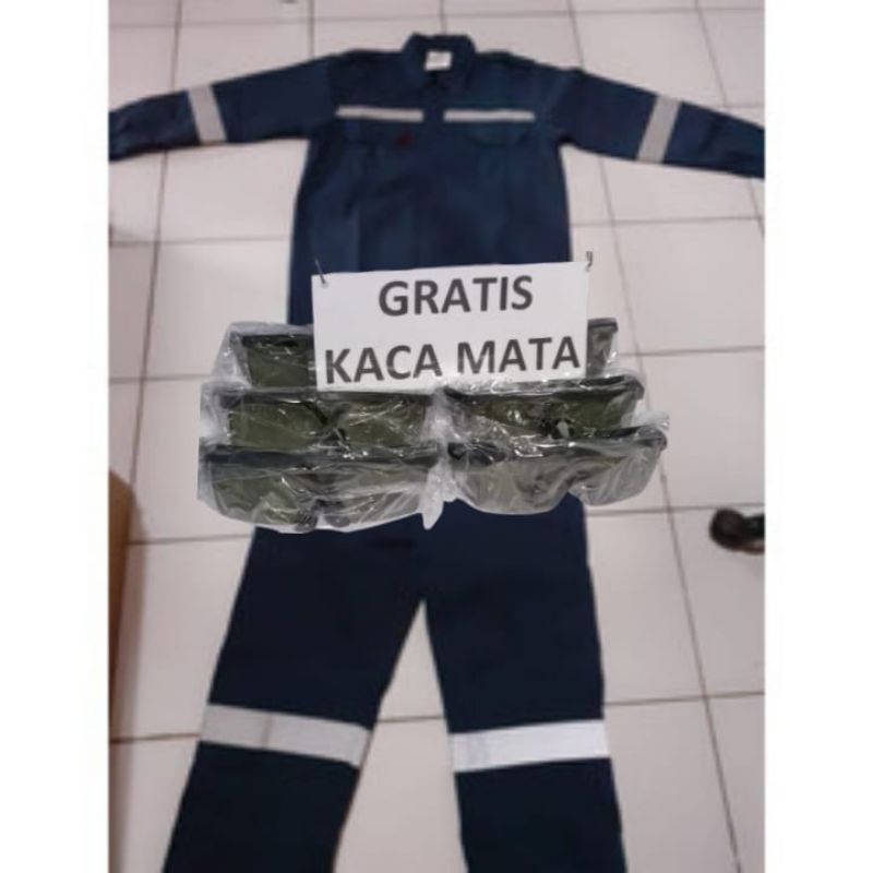 Setelan baju dan celana murah safety proyek/Jual Baju Celana Kerja /Baju Celana Safety/Distributor B