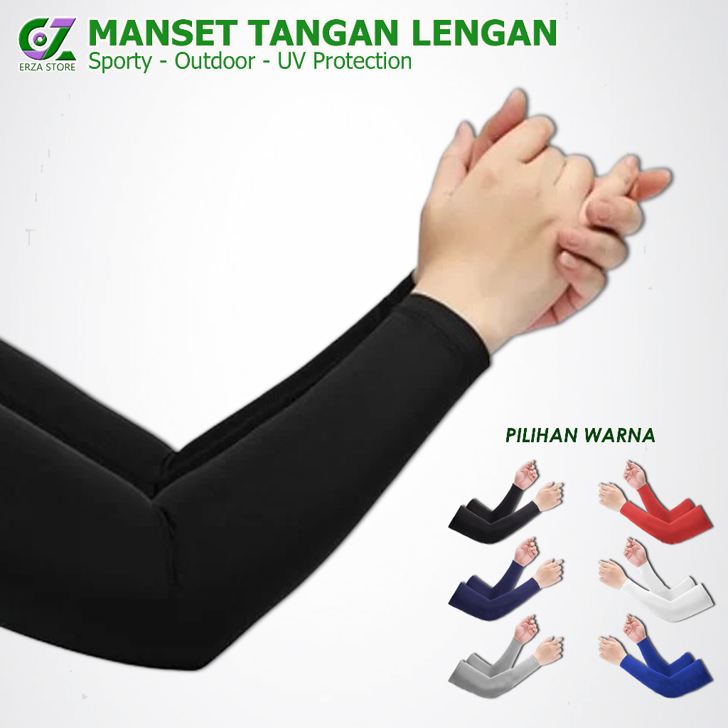 Handsock Manset Deker Lengan Tangan Panjang Pria Wanita Polos