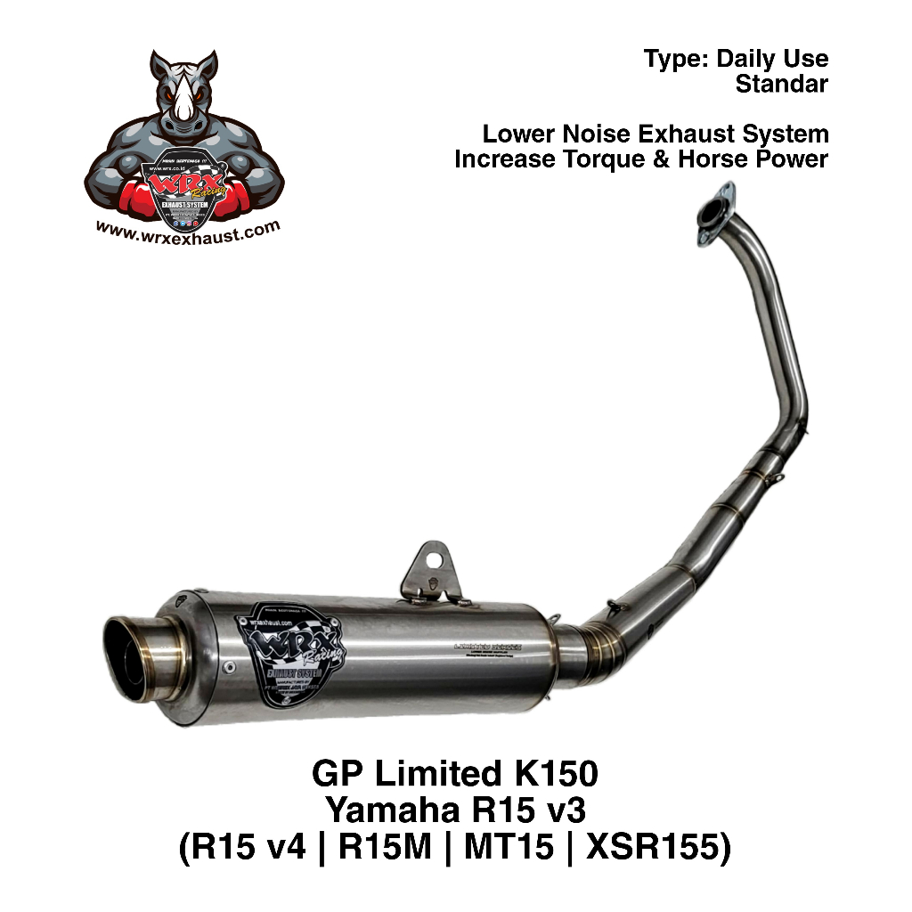 Knalpot WRX GP Limited K150 R15 v3