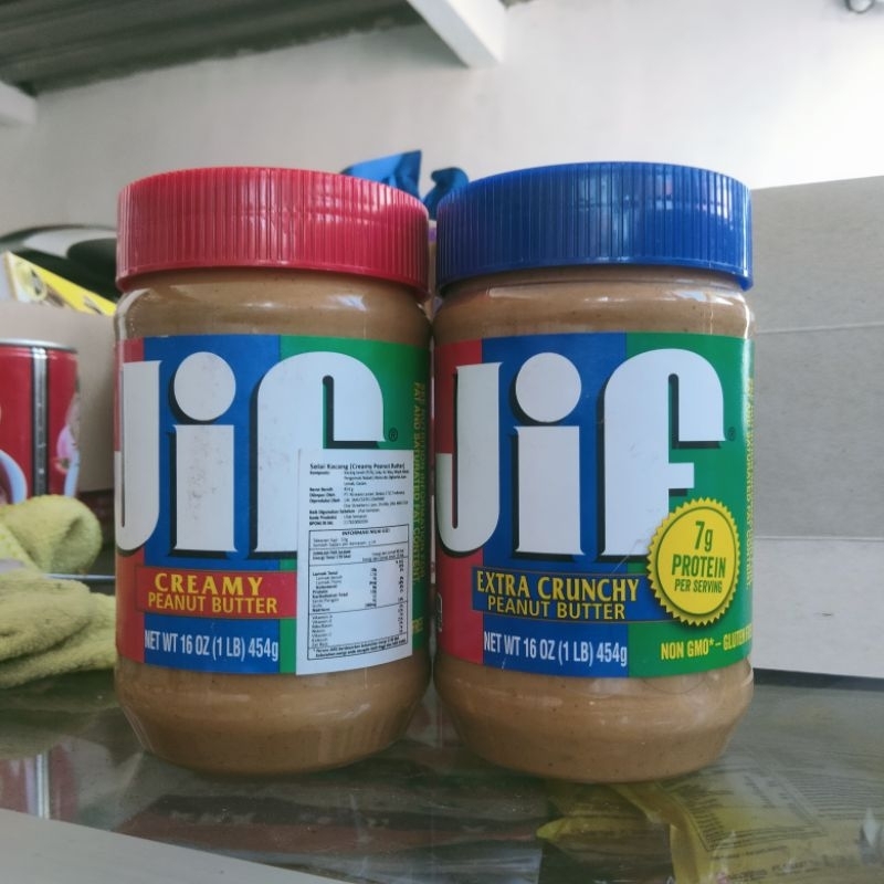 

Jif Peanut Butter | Creamy | Extra Crunchy |Selai Kacang Skippy Usa Premium 454gr