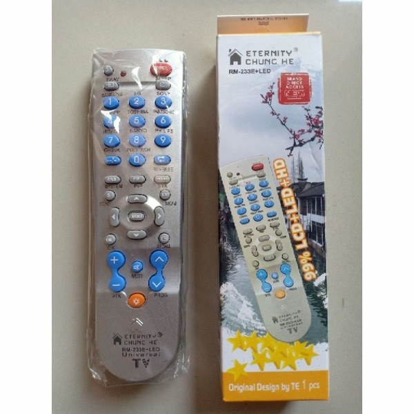Remote Remot Tv Multi Universal Tabung LCD JVC Akira sanyo NEC Benq