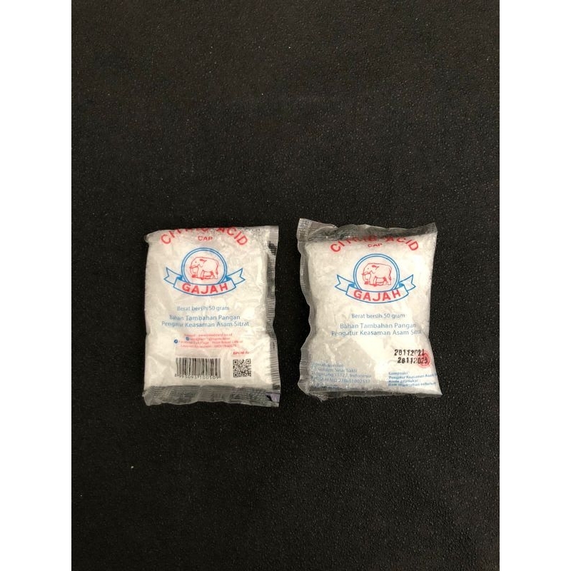 

citrun / citric acid cap gajah 50gr asam sitrat