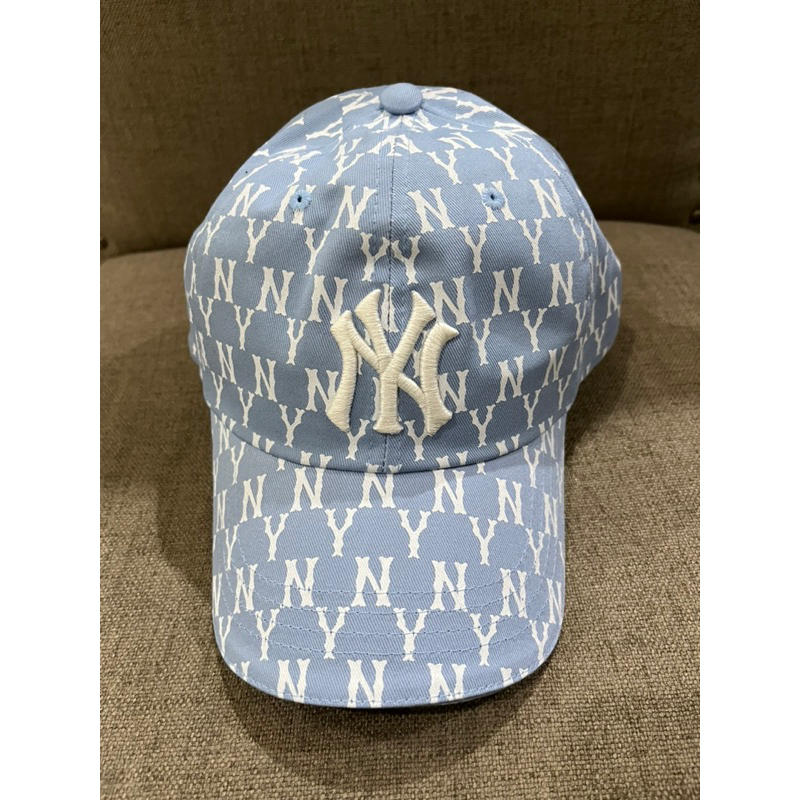 Topi MLB NY Logo Monogram Denim Authentic