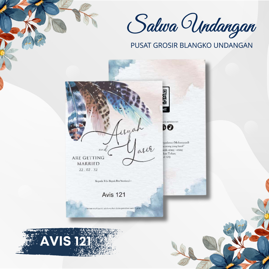 Blangko Undangan Avis 121 Harga Murah