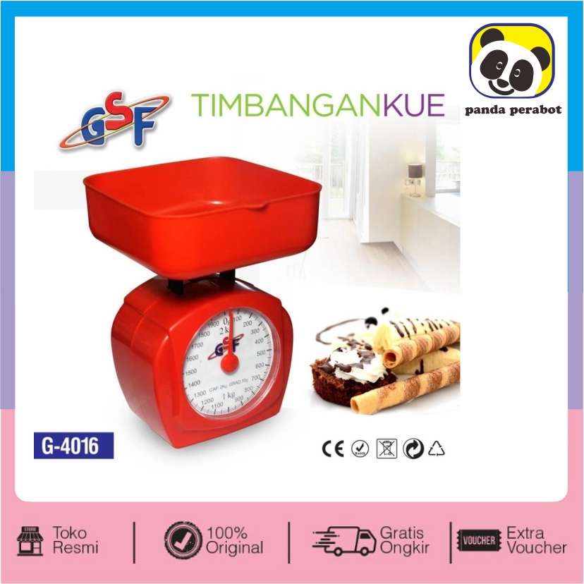 Timbangan dapur analog / timbangan 2 kg / timbangan gsf