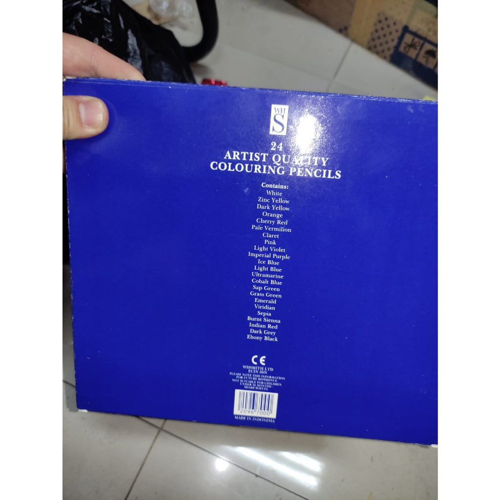 

RK pensil warna sisa export inggris eropa 24 warna Wh smith