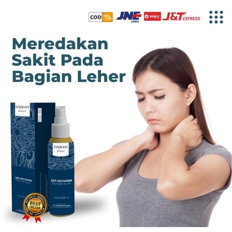 Hijrah Spray 100ml / Obat Syaraf Kejepit / Obat Kaki Kesemutan / Obat Nyeri Sendi / Obat Sakit Pingg