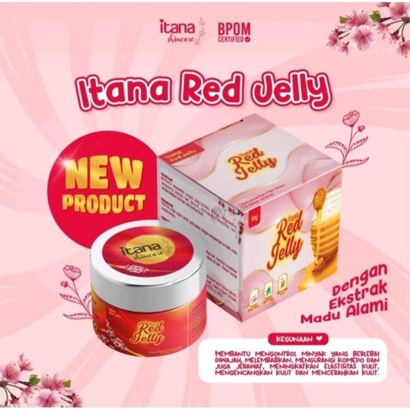 RED JELLY ITANA || RED JELLY GLOWING