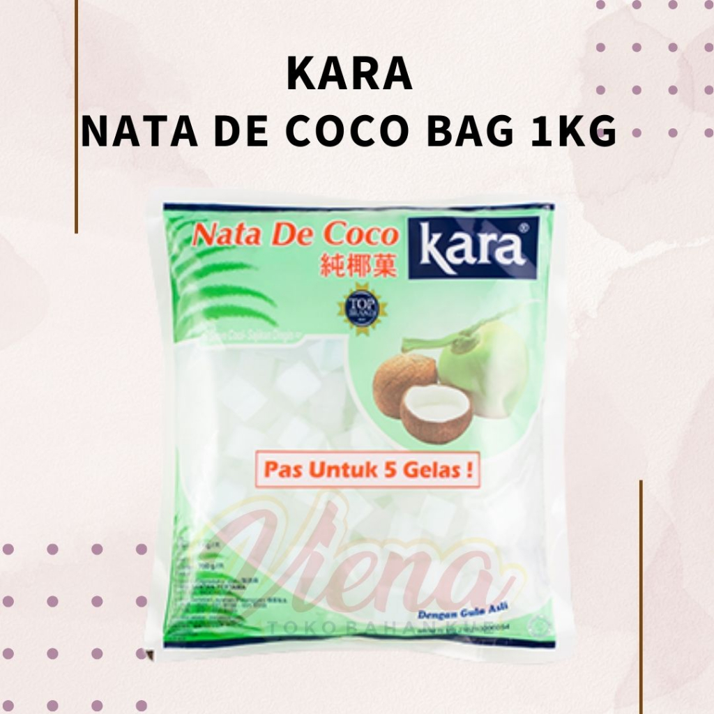 

Kara Nata De Coco 1kg Bag - Sari Kelapa 1kg Bantal