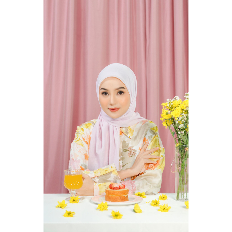 ARSSCARF - Kania Square - Baby Pink / Hijab Segi Empat