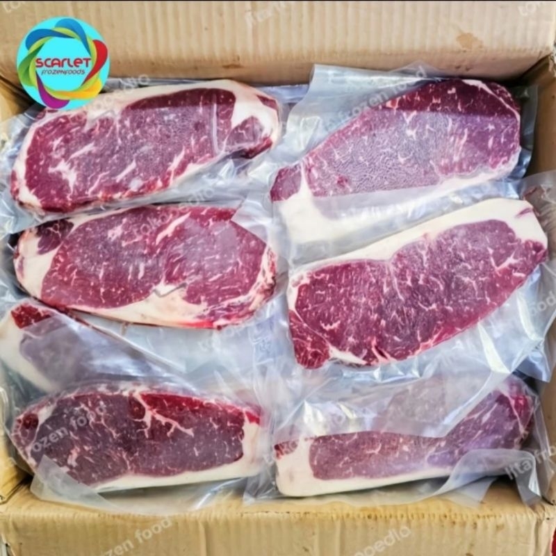 

AUS Sirloin Beef Steak | Daging Sapi Australian Beef 100% [200g]