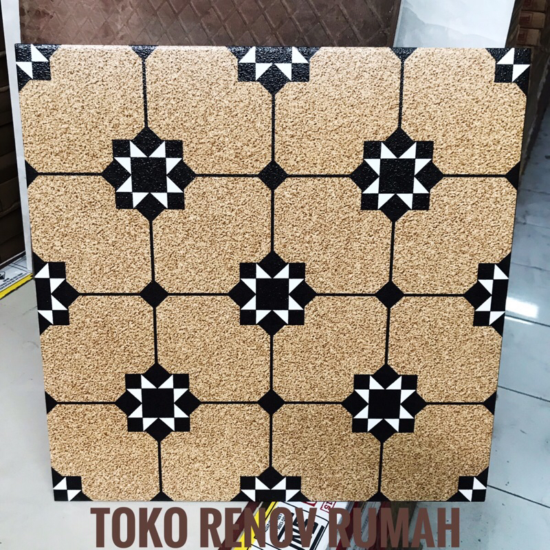 keramik 40x40 kasar motif kayu / keramik lantai kasar motif kayu/keramik teras/ keramik parkit kayu