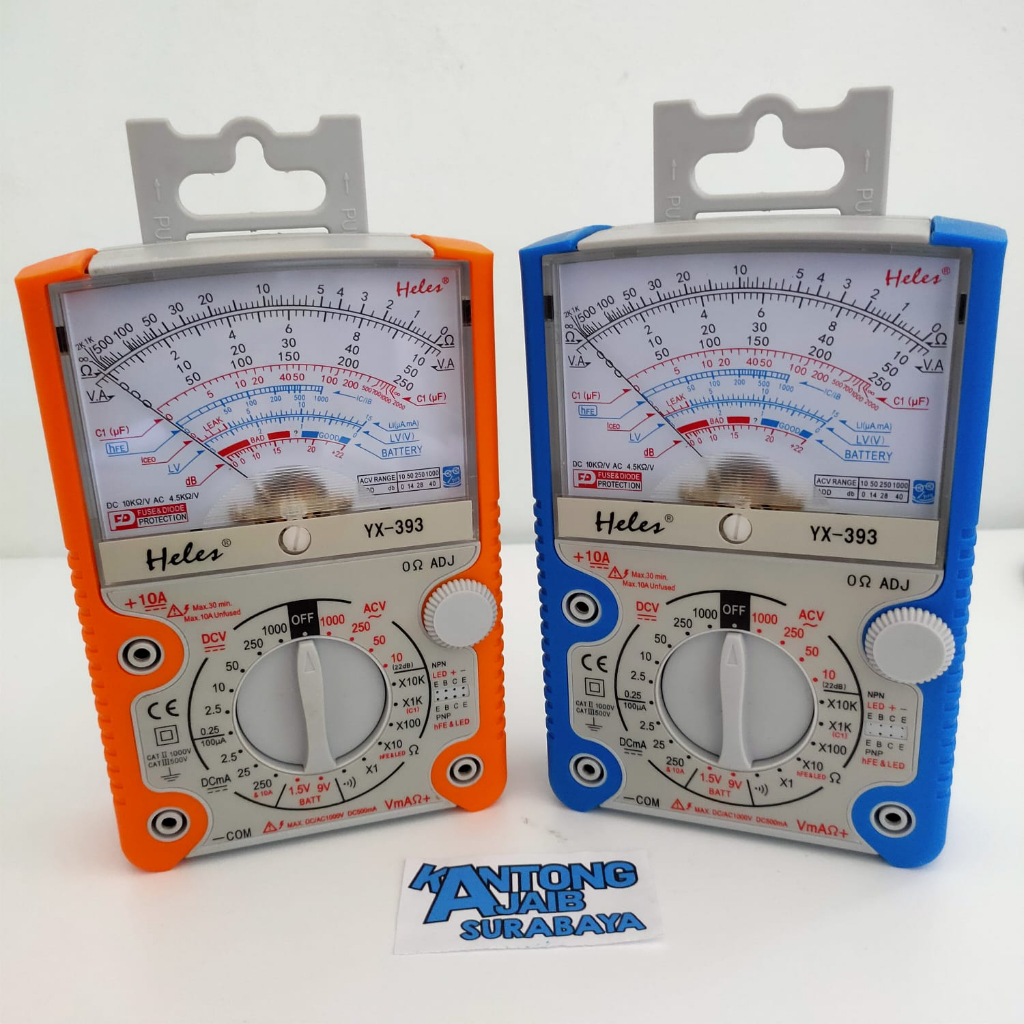 Multitester Analog Heles YX 393 Avometer Analog Heles YX 393 Multitester Jarum Analog Heles YX 393