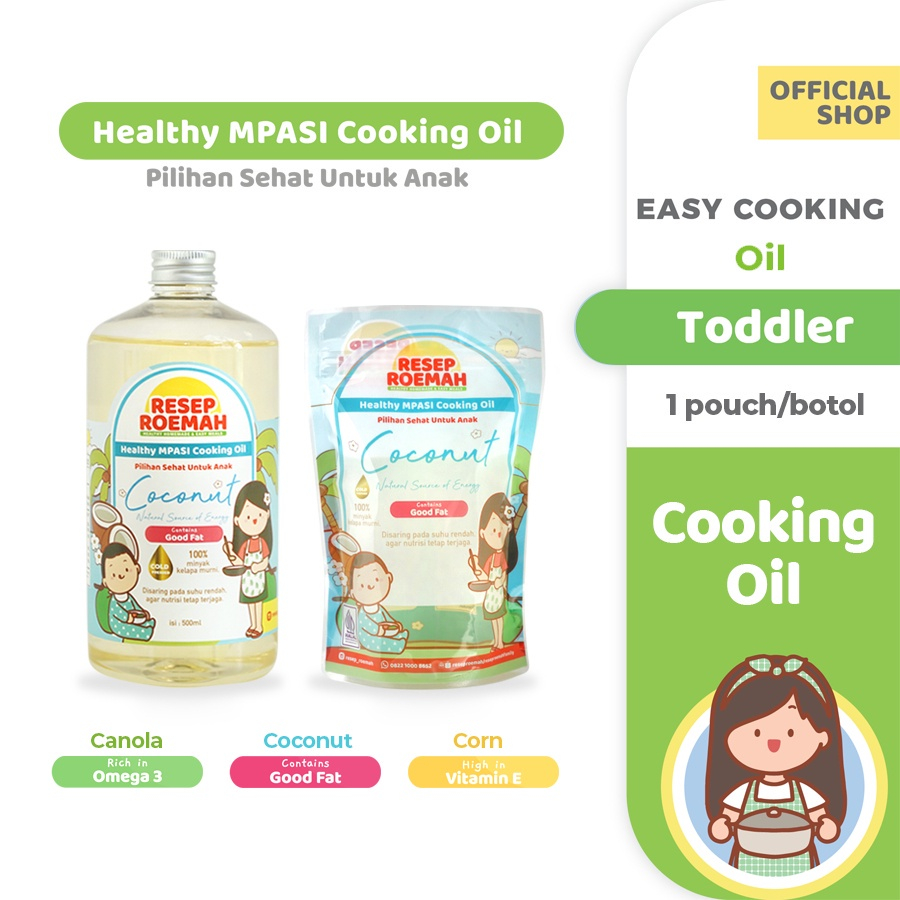 

Resep Roemah Healthy MPASI Cooking Oil Minyak Goreng Sehat untuk MPASI Bahan Masak MPASI