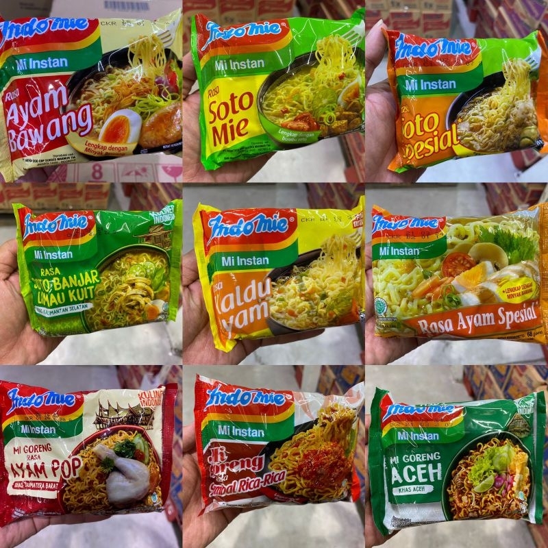 

indomie mie instant all variant isi 5pcs