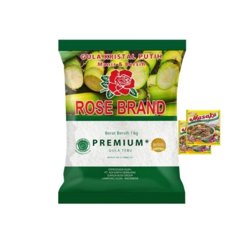 

Gula Rose Brand 1kg + 2pcs Masako