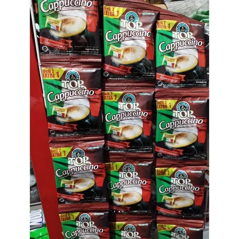 

Top Cappucino beli 2 ektra 1(1renceng isi 15pcs)